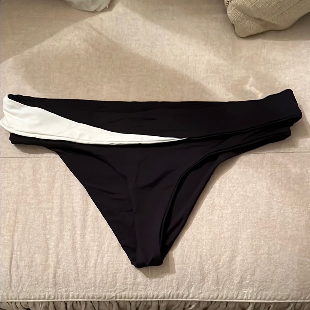 Black and White Women's bikini bottom